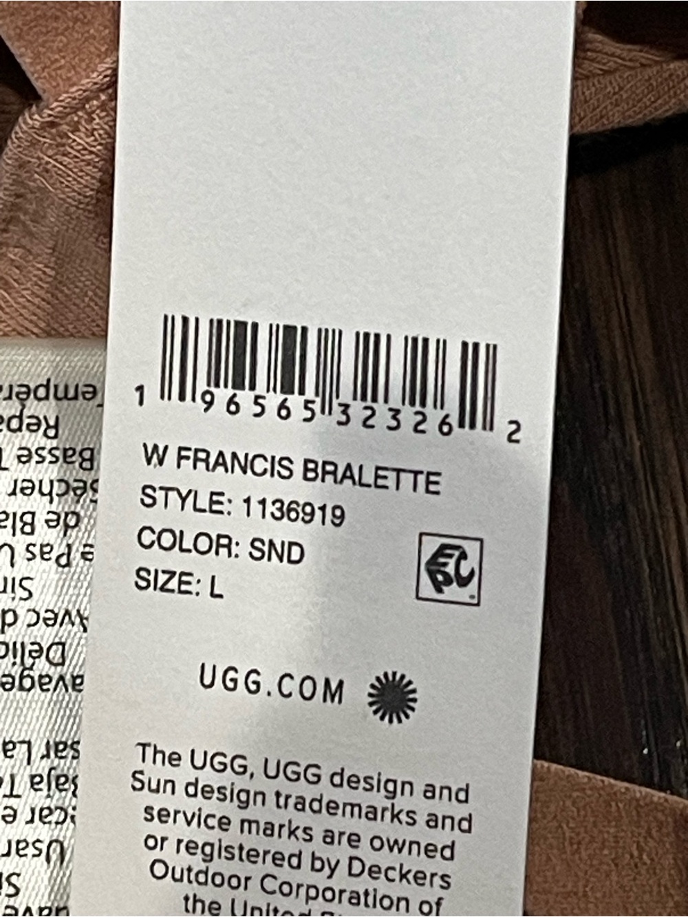 UGG Sandalwood Francis Bralette Wo000000000000
